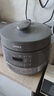 美的（Midea）【國家補貼】0涂層精鋼厚釜電壓力鍋5L雙膽全自動(dòng)智能預約家用煲湯煮飯電飯煲C5856G高壓鍋4-6人 曬單實(shí)拍圖