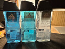阿迪達斯 （adidas）男士沐浴露洗發(fā)水洗面奶三效合一 游泳去氯熱情冰點(diǎn)舒緩套裝750ml 曬單實(shí)拍圖