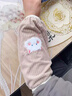 BIBK日本貓咪袖套女秋冬羽絨服防臟辦公室卡通護袖學(xué)生純色套袖長(cháng)款 貓咪袖套【白色1雙】 曬單實(shí)拍圖