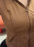 蕉下（beneunder）防曬衣女涼感修身AL11924短款辣妹防曬服女外套板栗咖M 曬單實(shí)拍圖