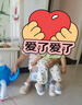 優(yōu)奇嬰兒防蚊褲夏季薄款寶寶外出褲子可開(kāi)襠兩用襠兒童休閑褲A類(lèi) 曬單實(shí)拍圖