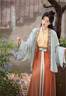 池夏【中國符號:云海日出】晉制褶衣上襦八破裙原創(chuàng  )改良漢服女 秋 云海日出三件套 S 現貨 曬單實(shí)拍圖