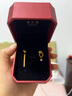 周六福（ZLF）  黃金耳釘女皇冠海豚足金999耳飾 計價(jià)T 1.6g 曬單實(shí)拍圖