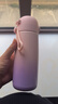 恩爾美（nRMEi）保溫杯女士高顏值316L孕產(chǎn)婦成人初高中學生便攜吸管保溫水杯子 漸變紫【316L/重力球吸管】550ML 曬單實拍圖