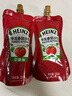 亨氏(Heinz) 番茄醬 袋裝番茄沙司 意大利面薯條醬 320g*2袋 曬單實(shí)拍圖