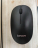 聯(lián)想（Lenovo）無(wú)線(xiàn)鼠標 辦公鼠標便攜鼠標 筆記本鼠標 電腦鼠標 M26黑 帶無(wú)線(xiàn)2.4G接收器 曬單實(shí)拍圖