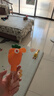 babycare嬰兒勺子兒童餐具叉勺寶寶吃飯勺子不銹鋼刮泥勺果泥勺 原力青 曬單實(shí)拍圖