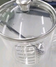 onlycook高硼硅玻璃杯帶蓋帶刻度水杯送勺子男女牛奶杯家用果汁杯-大號 曬單實(shí)拍圖