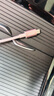 ANKER安克納米抗臟編織140W蘋(píng)果數據線(xiàn)雙頭Type-C充電線(xiàn)適用iPhone17ProMax/16/15手機/華為/電腦1米白 曬單實(shí)拍圖