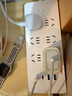 公牛（BULL）30W PD蘋(píng)果快充插座/插線(xiàn)板/插排/接線(xiàn)板 Type-c口+USB口+6插孔 全長(cháng)1.8米白色 GNV-U1306總控開(kāi)關(guān) 曬單實(shí)拍圖
