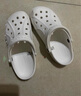 crocs卡駱馳洞洞鞋貝雅男鞋女鞋輕便耐磨一腳蹬拖鞋休閑鞋|10126 卵石色-2V3 39 (240mm) 曬單實拍圖