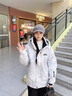 鴨鴨（YAYA）羽絨服男2025冬季新款加厚保暖工裝時(shí)尚潮流百搭保暖迷彩青年外套 白迷彩 L /175 曬單實(shí)拍圖