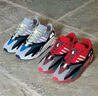 阿迪達斯yeezy700火焰椰子男女休閑鞋HQ6979 UK9.0碼43碼 曬單實(shí)拍圖