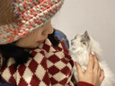 CharisKitty本命年小c&k紅色圍巾女生韓系氛圍感針織毛線加厚圍脖男生日禮物 CK圍巾-菱形格紅色【禮盒包裝】 曬單實(shí)拍圖