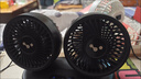 徠本（HELLOLEIBOO）車載風(fēng)扇24v伏大貨車12v制冷小型面包汽車USB接口強力雙頭電風(fēng)扇 曬單實拍圖