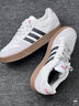 adidas「小鋸齒」D-PAD CLASSIC休閑美高風(fēng)復(fù)古籃球板鞋阿迪達(dá)斯 淺灰/黑色/淺猩紅   36 曬單實(shí)拍圖