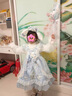 G.DUCKKIDS小黃鴨洛麗塔公主裙女童生日禮服春秋款玉桂狗兒童蓬蓬裙秋裝裙子 藍(lán)色單裙子加拖尾 100 尺碼2~3歲【 90-100cm】 曬單實(shí)拍圖