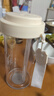 COOKSSTritan水杯塑料杯大容量運動水杯男女戶外健身水杯帶濾網(wǎng)600ml 曬單實拍圖