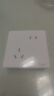 正泰（CHNT）開(kāi)關(guān)插座墻壁面板二三插座家用86型暗裝開(kāi)關(guān)面板斜五孔插座無(wú)邊框大面板全屋套餐6C白 斜五孔插座 曬單實(shí)拍圖