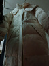 雪中飛服飾五折【大被子羽絨服】新款長(cháng)款經(jīng)典廓形風(fēng)衣類(lèi)型連帽羽絨服 季淺白|8353 XS /155/80A 曬單實(shí)拍圖