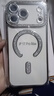 艾派客適用iPhone17Promax手機殼水鉆閃粉磁吸帶鏡頭膜蘋(píng)果17Air全包圍防摔散熱透明硅膠保護套女生款軟 【太空銀】輕奢閃鉆-磁吸充電-帶鏡頭膜 iPhone17Promax 曬單實(shí)拍圖