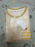 都市麗人女士睡衣女100%純棉長(cháng)袖長(cháng)褲秋季安心全棉家居服可外穿淺杏L 曬單實(shí)拍圖