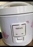 美的（Midea）出品華凌電飯煲家用經(jīng)典老式電飯鍋3/4/5L大容量老人宿舍機械式簡(jiǎn)易操作蒸煮電飯煲 2-6人用｜帶蒸籠｜不粘內膽｜ 4L 曬單實(shí)拍圖