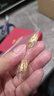 萃華金店足金999車花樹葉紋耳環(huán)送媽媽母親節(jié)禮物送婆婆送老婆七夕禮物 【車花樹葉耳環(huán)】約3.5g 曬單實拍圖