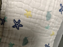 潔麗雅（Grace）A類(lèi)純棉嬰兒紗布浴巾男女寶寶洗澡巾新生兒用品大毛巾被110*110cm 曬單實(shí)拍圖
