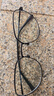 依視路（ESSILOR） 鉆晶系列高清耐磨防藍光近視超薄鏡片專(zhuān)業(yè)配度數眼鏡架男女鏡框 鈦+金屬-全框-4023BK-黑色 鏡框+依視路A4防藍光1.56現片 曬單實(shí)拍圖