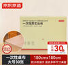 京東京造 一次性桌布 長(cháng)方形大號加厚燒烤露營(yíng)透明臺布180×180cm【30張】 曬單實(shí)拍圖