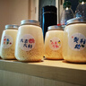 奧美優(yōu)（AOmeiyou）奶茶杯一次性帶蓋U型胖胖杯家用冷飲杯子楊枝甘露瓶360ml*10套 曬單實(shí)拍圖