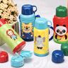 樂(lè )扣樂(lè )扣（LOCK&LOCK）兒童保溫杯304不銹鋼吸管杯男女寶寶幼兒園小朋友喝水杯子保溫瓶 猴子款 550ml 曬單實(shí)拍圖