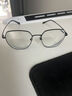 依視路（ESSILOR） 鉆晶系列高清耐磨防藍(lán)光近視超薄鏡片專業(yè)配度數(shù)眼鏡架男女鏡框 鈦+金屬-全框-4023BK-黑色 鏡框+依視路膜御防藍(lán)光1.60現(xiàn)片 曬單實(shí)拍圖