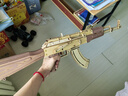 若客（ROKR）AK47玩具槍積木槍手工diy拼裝模型槍皮筋槍七夕情人節(jié)禮物男孩 曬單實拍圖