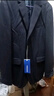 羅蒙（ROMON）【商場(chǎng)同款】含綿羊毛小西服男士中青年商務(wù)休閑正裝單西裝外套 5F213091藏青 L (175) 曬單實(shí)拍圖