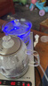 豐谷全自動(dòng)上水電熱水壺 茶臺(tái)燒水壺 家用辦公嵌入式茶桌茶幾一體機(jī)茶具電茶爐套裝 1L （37*20cm）底部上水銀色-消毒款 曬單實(shí)拍圖