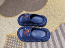 迪士尼童鞋男童蜘蛛俠夏季涼拖鞋浴室防滑戶(hù)外一字拖F1361 藏藍  曬單實(shí)拍圖