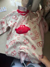 巴拉巴拉童裝嬰兒內(nèi)著連體衣新生兒哈衣爬服寶寶衣服2025新年季新款拜年服 白色調(diào)00311 90cm 曬單實(shí)拍圖