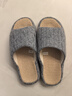 遠港男士亞麻拖鞋春夏季2024新款居家用吸汗軟底防滑牛筋底四季通用女 紳士灰 40-41 (適合39-40腳) 曬單實(shí)拍圖
