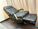 利沃諾 電動(dòng)老板椅 總裁椅真皮老板椅辦公椅可躺椅子家用電腦椅沙發(fā)座椅 【無(wú)極款】分區調控+進(jìn)口牛皮|黑 曬單實(shí)拍圖