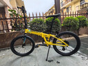 書(shū)比超輕兒童折疊自行車(chē)男女孩4-16歲變速山地車(chē)中大童學(xué)生車(chē)童車(chē)009 20寸-009-芒果黃（8速） 曬單實(shí)拍圖