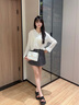 狄梵普輕奢包包女包女士2025新款斜挎單肩包生日七夕節(jié)禮物送女友送老婆 白色【禮盒裝】 小包 曬單實拍圖