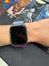 Apple/蘋果 Watch S11 智能手表GPS款46毫米銀色鋁金屬表殼霧紫色運(yùn)動(dòng)型表帶M/L MEVX4CH/B 曬單實(shí)拍圖
