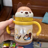 babycare兒童保溫杯嬰兒小松鼠寶寶1-3歲不銹鋼吸管水杯壺學(xué)生上學(xué)300ml 曬單實(shí)拍圖