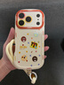 世韓適用蘋果17Pro手機殼iphone17Pro保護套高級感鏡頭全包防摔親膚軟殼網(wǎng)紅創(chuàng)意男女款卡通M豆配掛繩 曬單實拍圖