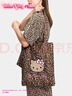 野獸派家居Hello Kitty燙鉆托特包女士單肩包購物斜挎包 Kitty燙鉆托特包 經(jīng)典豹紋 曬單實(shí)拍圖