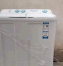 海爾（Haier）雙桶洗衣機(jī)半自動(dòng) 家用大件洗 12公斤大容量 一級(jí)能效省水電 以舊換新 雙缸 原廠品質(zhì)XPB120-81D2 曬單實(shí)拍圖