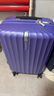 新秀麗（Samsonite）行李箱20英寸拉桿箱時(shí)尚豎條紋旅行箱包紫色GU9密碼登機箱 曬單實(shí)拍圖
