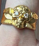 老鋪黃金古法手工足金指環(huán)·永恒之翼鉆戒 13號(hào)金重約16.0g 曬單實(shí)拍圖